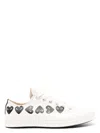 Comme Des Garçons Women's Ivory Canvas Comme Des Garã£â§ons X Converse Sneakers