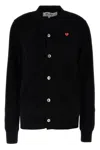 Shop Comme Des Garãons Play Comme Des Garã‡ons Play Wool Cardigan