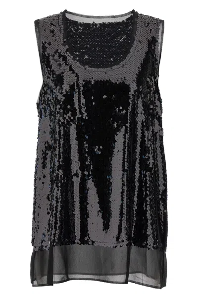Comme Des Garãons Comme Des Garã‡ons Sequin Top