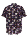 Comme Des Garã§ons Shirt Men's "andy Warhol" Shirt In Black
