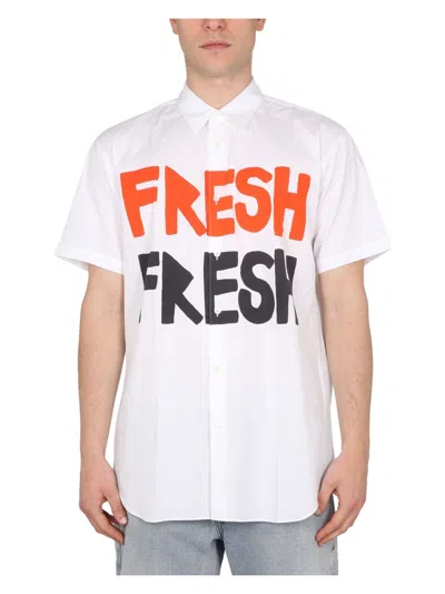 Comme Des Garã§ons Shirt Men's Brett Westfall Shirt In White
