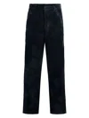 Comme Des Garã§ons Shirt Men's Corduroy Trousers In Blue