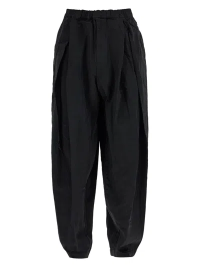 Comme Des Garã§ons Shirt Men's Harem Pants With Pleats In Black