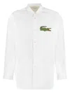 Comme Des Garã§ons Shirt Men's Lacoste X Comme Des Garã§ons - Cotton Shirt In White