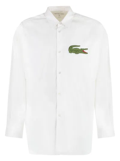 Comme Des Garã§ons Shirt Men's Lacoste X Comme Des Garã§ons - Cotton Shirt In White