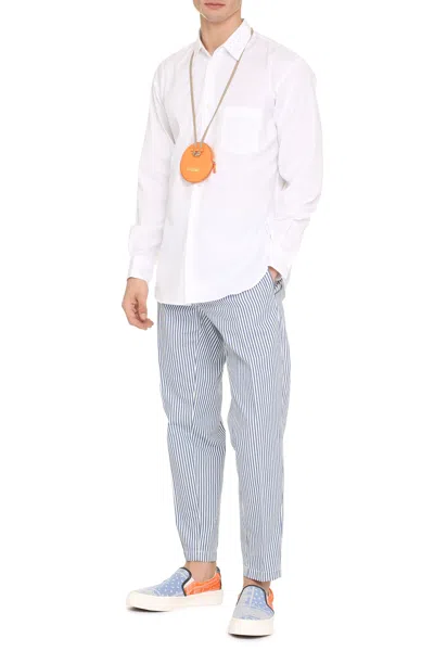 Comme Des Garã§ons Shirt Men's Long Sleeve Cotton Shirt In White