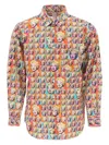 Comme Des Garã§ons Shirt Men's Marilyn Monroe Printed Shirt | Size Medium | Fmb005s24 In Multicolor
