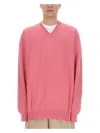 Comme Des Garã§ons Shirt Men's Wool Jersey In Pink