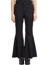 COMME DES GARÃ§ONS SHIRT WOMEN'S BOOTCUT WOOL TROUSERS