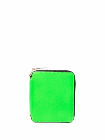 Comme Des Garã§ons Shirt Women's Super Fluo Wallet In Green