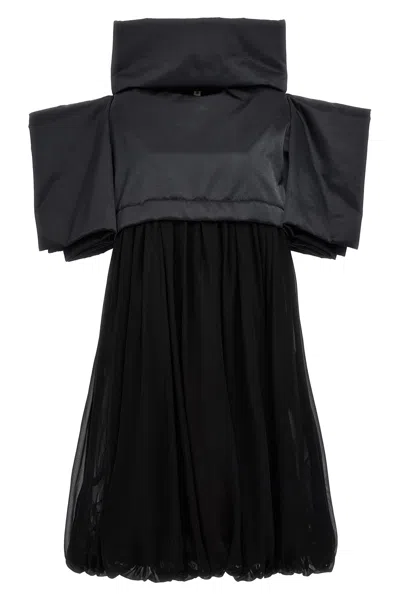 Comme Des Garãons Comme Des Garã‡ons Two-material Dress