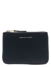 Comme Des Garãons Wallet Classic Leather Line Wallet In Blue