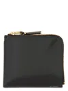 Comme Des Garãons Wallet Leather Wallet In Black