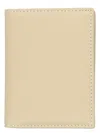 Comme Des Garãons Wallet Men's Classic Cardholder In Ecru