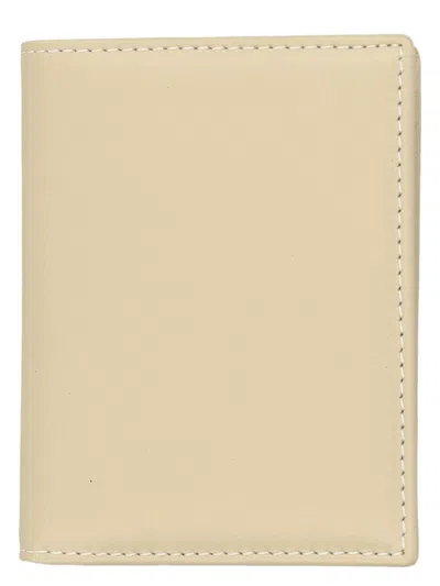 Comme Des Garãons Wallet Men's Classic Cardholder In Ecru