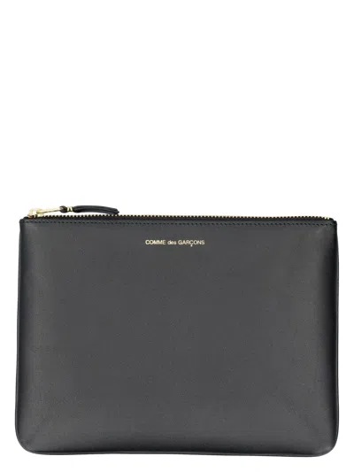 Comme Des Garãons Wallet Men's Classic Leather Pouch In Black