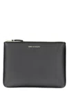 Comme Des Garãons Wallet Men's Classic Leather Pouch In Black