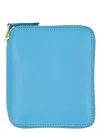 Comme Des Garãons Wallet Men's Classic Zip Around Square Wallet In Blue