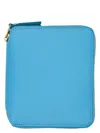 Comme Des Garãons Wallet Men's Colour Vertical Wallet In Blue