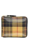 Comme Des Garãons Wallet Men's Lenticular Zip Wallet In Yellow Green