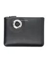 Comme Des Garãons Wallet Men's Pouch Silver Eyelet In Black
