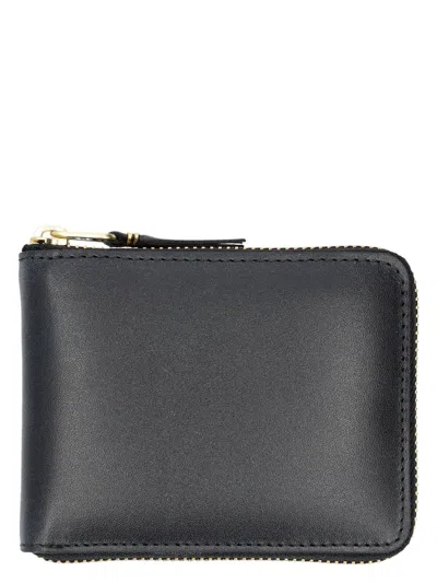 Comme Des Garãons Wallet Men's Small Zip Around Wallet In Black
