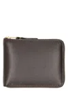 Comme Des Garãons Wallet Men's Small Zip Around Wallet In Brown