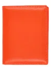 Comme Des Garãons Wallet Men's Super Fluo Cardholder In Blue Orange