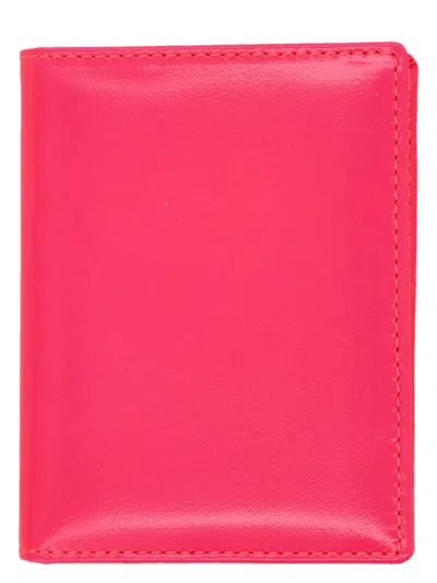 Comme Des Garãons Wallet Men's Super Fluo Cardholder In Pink,yellow