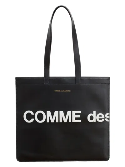 Comme Des Garãons Wallet Men's Tote Bag Logo In Black