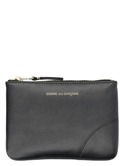 Comme Des Garãons Wallet Men's Xsmall Classic Arecalf Pouch In Black