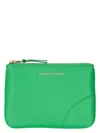 Comme Des Garãons Wallet Men's Xsmall Classic Pouch In Green