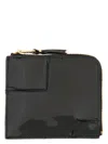 Comme Des Garãons Wallet Wallet Reversed Hem Series In Black
