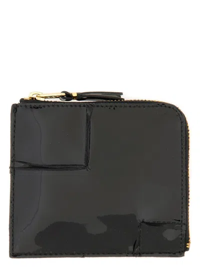 Comme Des Garãons Wallet Wallet Reversed Hem Series In Black