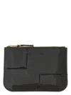 Comme Des Garãons Wallet Wallet Reversed Hem Series In Black