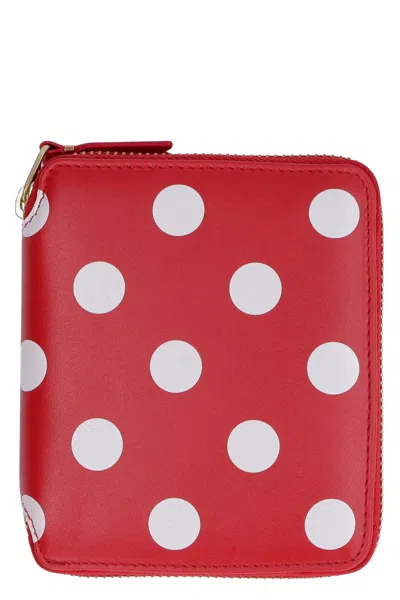 Comme Des Garãons Wallet Women's Cdg Polka Dot Wallet In Red