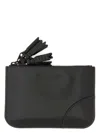 Comme Des Garãons Wallet Zipper Wallet Medley Series In Black