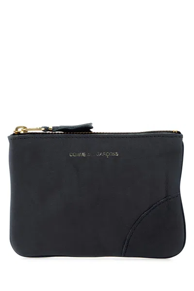 Comme Des Garcon Black Leather Pouch