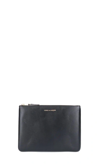 Comme Des Garcon Black Leather Pouch