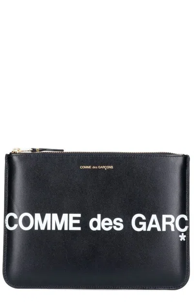 Comme Des Garcon Black Leather Pouch