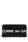 Comme Des Garcon Black Leather Wallet