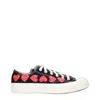 Comme Des Garcon Comme Des Garçon Men's Converse Sneakers Fabric Black/red