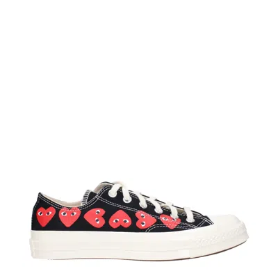 Comme Des Garcon Comme Des Garçon Men's Converse Sneakers Fabric Black/red