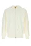 Comme Des Garçon Play White Cotton Sweatshirt