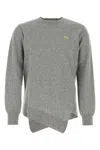 Comme Des Garçon Shirt Grey Wool Comme Des Garã§ons Shirt X Lacoste Sweater