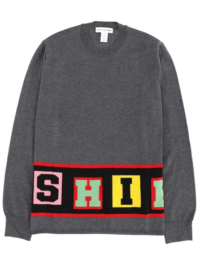 Comme Des Garçon Shirt Shirt" Shirt In Gray