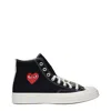 Comme Des Garcon Comme Des Garçon Sneakers Converse Man Fabric Black In Black