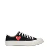 Comme Des Garcon Comme Des Garçon Sneakers Converse Man Fabric Black In Black