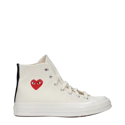 Comme Des Garcon Comme Des Garçon Women's Sneakers Fabric Beige/milk In White