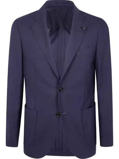 LARDINI MAN ICONIC JACKET,ES528AE.ESIF64424 850 DARK BLUE